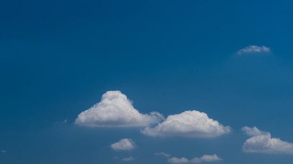 Beautiful cloud on blue sky