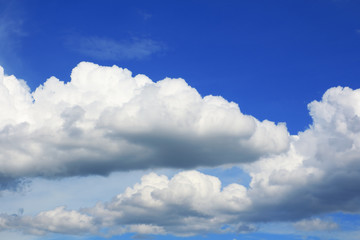 Dramatic sky with stormy clouds