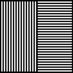 Stylish background of black and white stripes in different direc