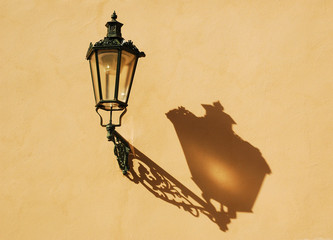 Wrought-iron lantern