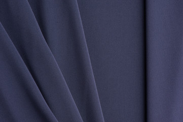 Gray cloth with straight folds