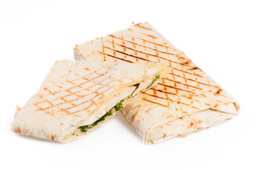 Pita sandwich with chicken