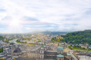 Fototapeta premium Salzburg Stadtbild 