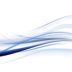 abstract elegant blue wave background, vector illustration