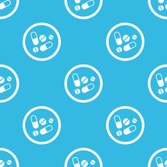Medicine sign blue pattern