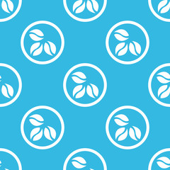 Coffee sign blue pattern