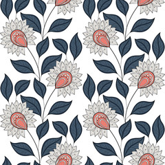 Vector Seamless Floral Pattern