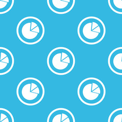 Diagram sign blue pattern