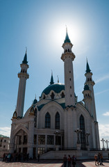Obraz na płótnie Canvas Kol Sharif (Qol Sharif, Qol Sherif) mosque in Kazan Kremlin