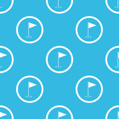 Flagstick sign blue pattern