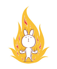 Obraz premium エナジーウサギ