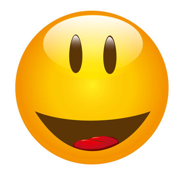 Smiley lacht