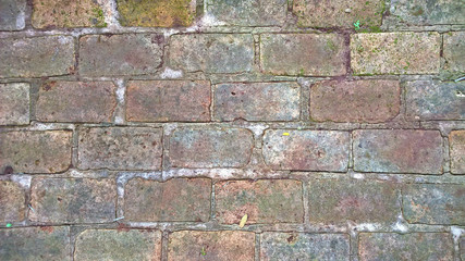 Old light brick texture close up