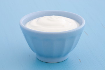 Obraz na płótnie Canvas plain greek yogurt