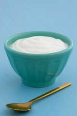 Fototapeta na wymiar plain greek yogurt