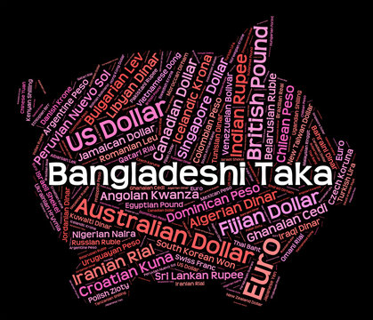 Bangladeshi Taka Represents Foreign Exchange And Broker Stock Photo | Adobe  Stock