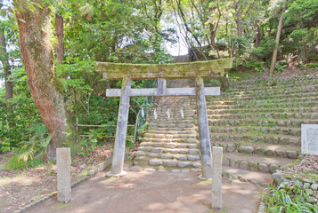 Iwasaki Shinto Shrine in Matsuyama, Japan