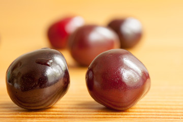 berry cherry on the board