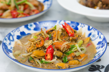 local food of Phuket in restaurant