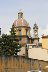 Florenz, Palazzo Pitti, Michelangelo, David, Toscana, Italien, Berge, Historische Gebäude,...