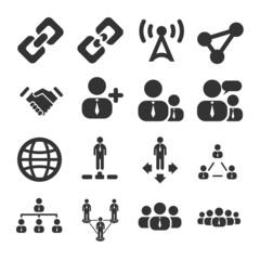 People Connection Icon Set