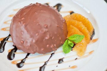 chocolate and orange croissant