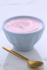 vintage greek strawberry yogurt
