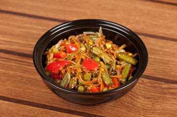 warm vegetable salad