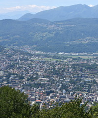 Fototapeta na wymiar Tessin...Lugano et région