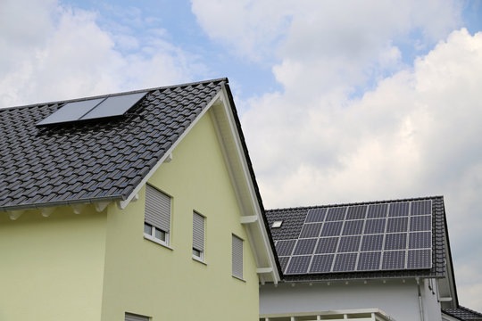 Häuser mit Solarthermie und Photovoltaik_2