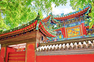 Obraz premium Palaces, pagodas inside the territory of the Forbidden City Muse