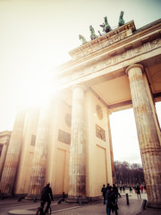 Brandenburger Tor, Berlin  - obrazy, fototapety, plakaty