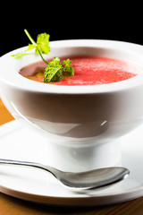 Watermelon soup vertical