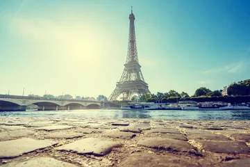 Fotobehang Eiffel tower, Paris. France © Iakov Kalinin