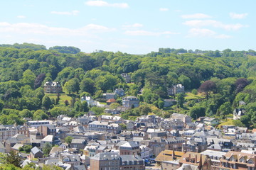 Naklejka premium Ville d'Etretat, France