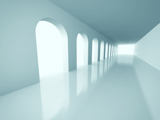 Abstract Architecture Corridor Interior Background