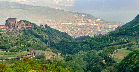 Tenno, Trentino Alto Adige (Italy), village and castle