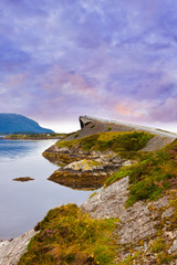 Fantastic bridge on the Atlantic road in Norway