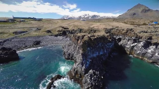Iceland Coast Rocks