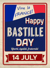 Happy Bastille Day poster