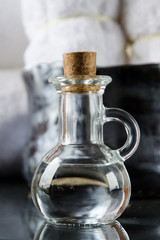 White SPA towels in a set with accessories for the bath