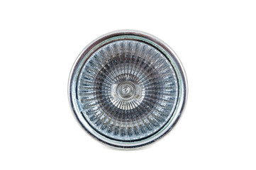 Halogen lamp isolated on white background
