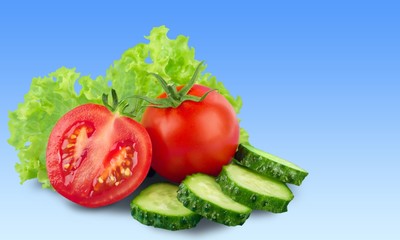 Cut, tomato, green.