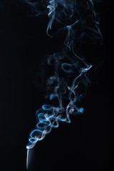 Smoke, black, vapor.