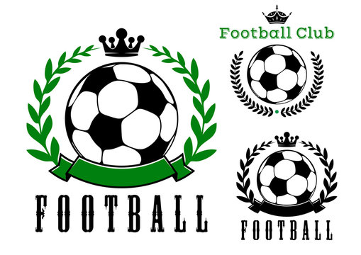 Football or soccer club badges design