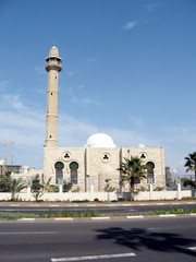 Fototapeta na wymiar Tel Aviv Minaret of Hasan-bey Mosque 2003