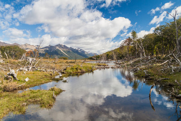 Mountains at Tierra del Fuego