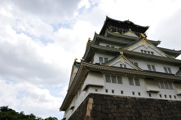 大阪城の景色
