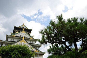 大阪城の景色
