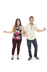 Fototapeta premium Couple dance move